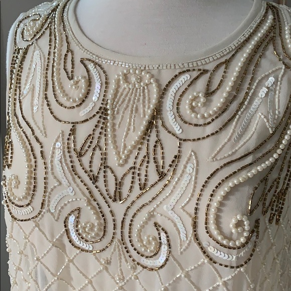 Forever 21 Sheer beaded top - NWT SZ Med - Picture 2 of 5